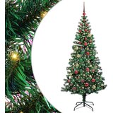 vidaXL Umjetna preddekorirana božićna jelka med 300 LED Zelena 180 cm | Shoptok.si