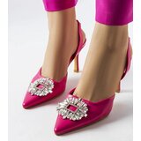 Gemre Pink stilettos with rhinestones Moïse | ePonuda.com