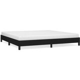  Posteljni okvir črn 200x200 cm blago, (20684997) | Shoptok.si
