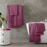 Catherine Lansfield Temno rožnate frotirne bombažne brisače v kompletu 2 ks 90x140 cm Zero Twist – | Shoptok.si