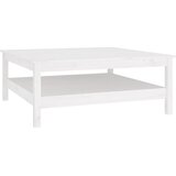  Klub stolić bijeli 100x100x40 cm masivno drvo bor | Eponuda.com