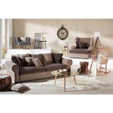 CARRYHOME KLUBSKA MIZA, prozorno, barve hrasta | Shoptok.si