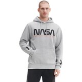 Cropp - Pulover s kapuco NASA - Svetlo siva Cene