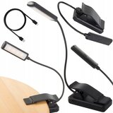 VERKGROUP LED aku. 1100mAh lučka za branje knjig 3 barve svetlobe USB črna, (5000234431) | Shoptok.si