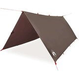 vidaXL Ponjava za kampiranje rjava 406x306 cm vodoodporna | Shoptok.si