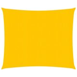 vidaXL Senčno jadro 160 g/m² rumeno 3,6x3,6 m HDPE, (20800912) | Shoptok.si