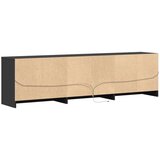 TV ormarić s LED svjetlima crni 180x34x50 cm konstruirano drvo | shoptok.hr