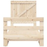  Okvir kreveta s uzglavljem 90 x 200 cm od masivne borovine | shoptok.hr