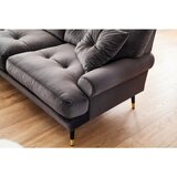 MID.YOU KOTNA SEDEŽNA GARNITURA, žamet antracit | Shoptok.si