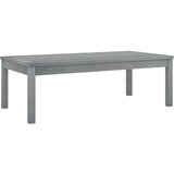 Furnova Klubska mizica 100x50x33 cm siv trden akacijev les, (21913288) | Shoptok.si