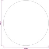  Tkanina za stol 5 kom. Kružni Tamnosiva Ø 160 cm | shoptok.hr