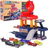  Interaktivni set s praonicom i 8 automobila sa zvučnim efektima - crveno/plavi | shoptok.hr