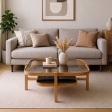 Hanah home klub sto Olimpus 90, 90 cm, hrast / crni mermer | Eponuda.com