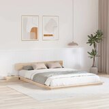  Krevetna konstrukcija s uzglavljem Smeđa 160 x 200 cm boja drva | shoptok.hr