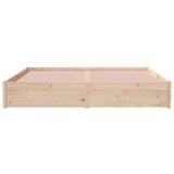  Okvir za krevet od masivnog drva 180 x 200 cm 6FT veliki bračni | shoptok.hr