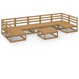  The Living Store Vrtna sedežna garnitura 8-delna trdna borovina - Vrtna Sedežna Garnitura, (21453585) | Shoptok.si