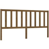 Posteljno vzglavje medeno rjavo 206x4x100 cm trdna borovina, (20684254) | Shoptok.si