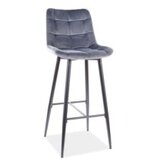 Barska stolica CHIC H-1 - Baršun - siva | shoptok.hr