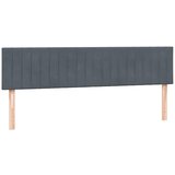 Krevet s oprugama i madracem LED tamnosivi 180x210 cm baršunasti | Eponuda.com