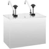 vidaXL Dozirnik za omake nerjaveče jeklo 2 x 3,5 L | Shoptok.si