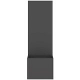  Vrtna sadilica s Dekorativnom Pločom Crna 50 x 140 cm | shoptok.hr