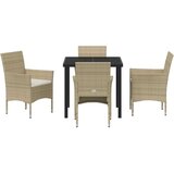 vidaXL set vrtnih stolica za obedovanje bež poli rattan | shoptok.hr