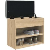  Klupa za cipele boja hrasta 62x32x50 cm konstruirano drvo | shoptok.hr