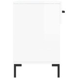 vidaXL Klupa za cipele sjajna bijela 102x35x55 cm konstruirano drvo | shoptok.hr