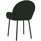  Jedilna stola 2 kosa temno zelen žamet, (20944863) | Shoptok.si