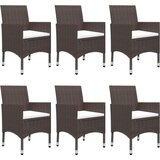  Jedilna garnitura 7-delna rjava | Shoptok.si