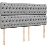vidaXL Krevet s oprugama i madracem svjetlosivi 200 x 200cm od tkanine | shoptok.hr