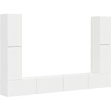  Set TV komoda 8 pcs Bijelo Konstruirano drvo | shoptok.hr