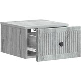  Noćni ormarić za montažu na zid s ladicama 2 pcs Siva sonoma | shoptok.hr