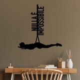 Wallity zidna dekoracija Nulla E Impossible 2, 55x56cm, Crna | ePonuda.com
