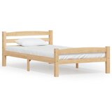 The Living Store Posteljni okvir iz trdne borovine 100x200 cm - Posteljni Okvir, (21531399) | Shoptok.si