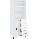 vidaXL Visoka komoda bijela 69 5x34x180 cm konstruirano drvo | shoptok.hr