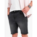 Ombre Men's classic cut denim shorts - black | shoptok.hr