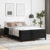 vidaXL Okvir kreveta s madracem Crna 140 x 190 cm | shoptok.hr