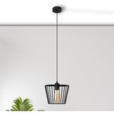  Luster na sajli TORRI 1xE27/15W/230V prečnika 23 cm crne boje | Eponuda.com