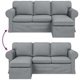 SOFA Kavč Svetlo siva, (5000145667) | Shoptok.si
