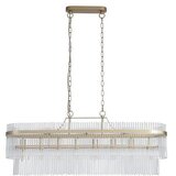 Searchlight 11400-8GO - Luster na lancu LARA 8xE14/60W/230V Cene