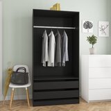 vidaXL Ormar crni 100 x 50 x 200 cm od konstruiranog drva Cijene