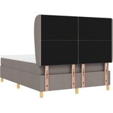  Krevet s opruga kutije Sivo-smeđa 200 x 160 cm tkanina | shoptok.hr