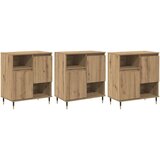  Stranske omare 3 pcs artisan hrast 180 x 35 x 70 cm | Shoptok.si