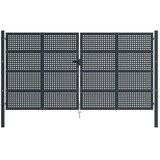  Vrtna vrata antracit 400x175 cm čelik | shoptok.hr