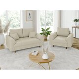 Ropez Bež sofa od samta 150 cm Ariella – | shoptok.hr