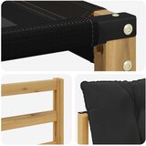  Set vanjskih sofa 4 kom. Bijela i crna | shoptok.hr