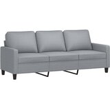  4-dijelni set sofa s jastucima svjetlosivi od tkanine Siva | Shoptok.si