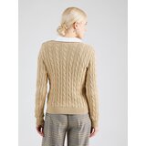 Polo Ralph Lauren Pulover boja devine dlake (camel) / bijela | shoptok.hr