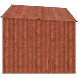  Drvarnica za bicikle 3 pcs Smeđa 215 x 206 x 157 cm Metal | shoptok.hr